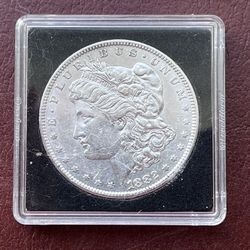 1882 S Morgan Silver Dollar.
