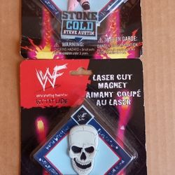 stone cold steve austin vintage magnets wwf wwe brand new