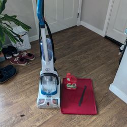 Hoover PowerDash Pet+ Compact Carpet Cleaner Machine with Storage Mat, Lightweight, Powerful Pet Stain Remover and Deodorizer, Carpet Shampooer, FH507