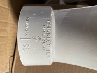 3” PVC elbows