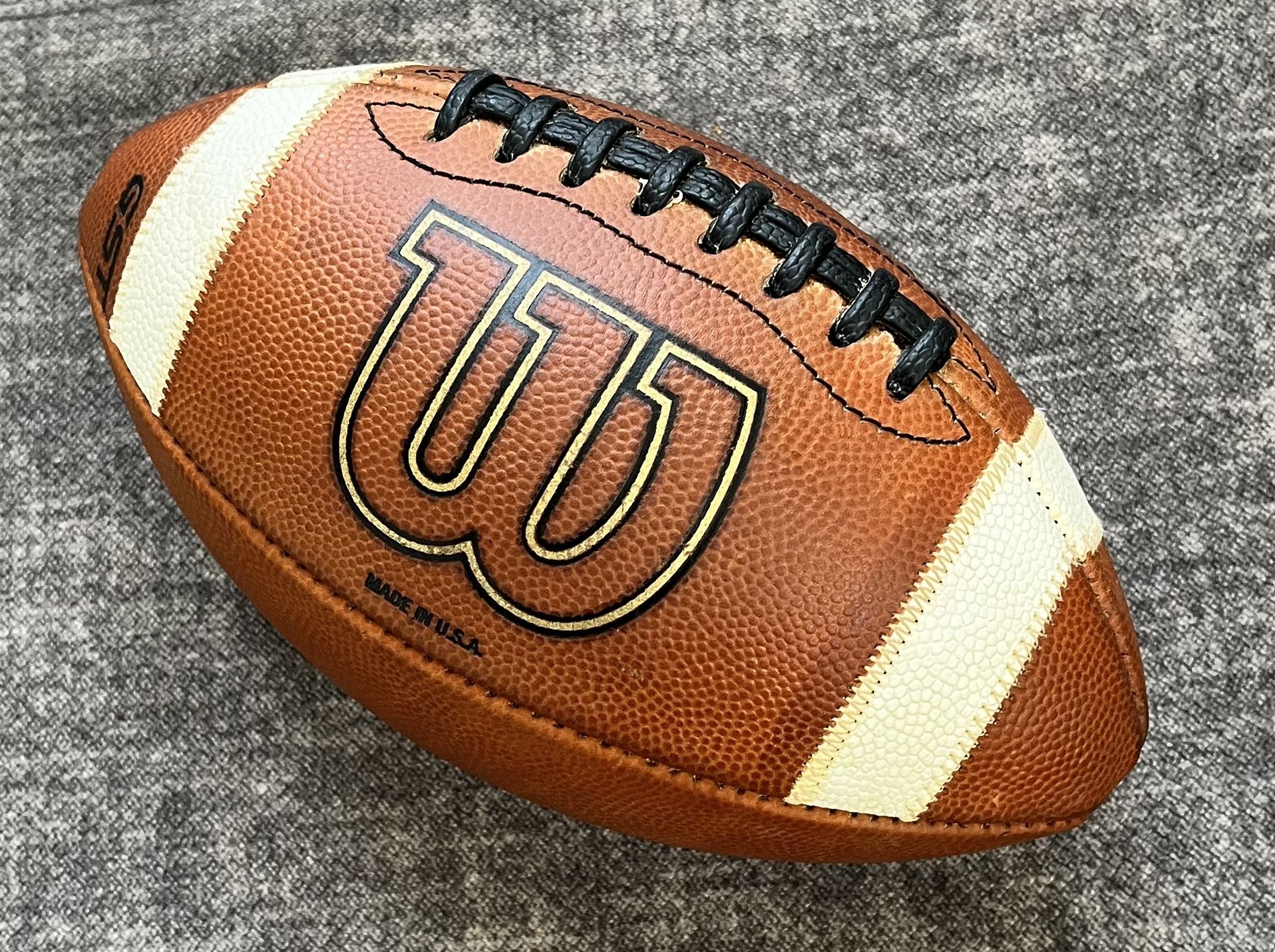 : WILSON TDJ Composite Football - Junior, Brown : Official  Footballs : Sports & Outdoors