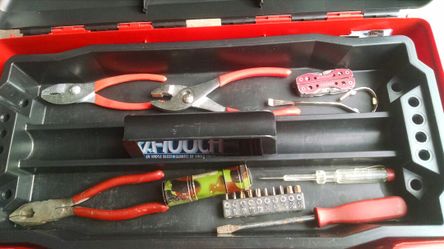 Toolbox with tools very good condition