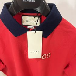 Gucci Logo-embroidered cotton-blend piqué polo shirt
