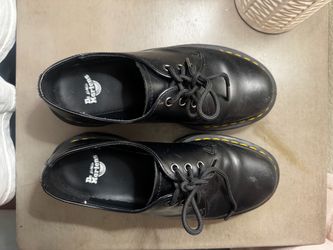 Dr. Martens Black Leather Oxford Shoes