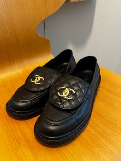 Chanel quilted loafer