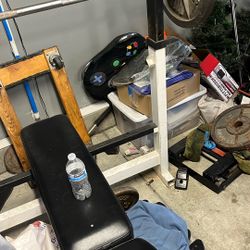 Weight Bench And Weights