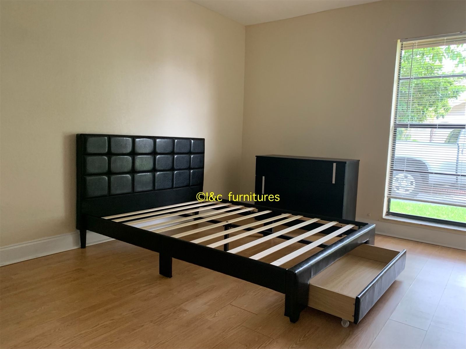 3 Piece Full Size Or Queen Size Bedroom Set New In The Box 📦 Same Day Delivery. Bed Frame Mattress Dresser