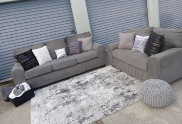 Gray Couch Sofa Loveseat Gray Livingroom Set