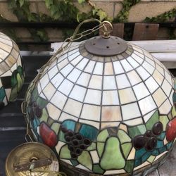 vintage tiffany style chandelier 