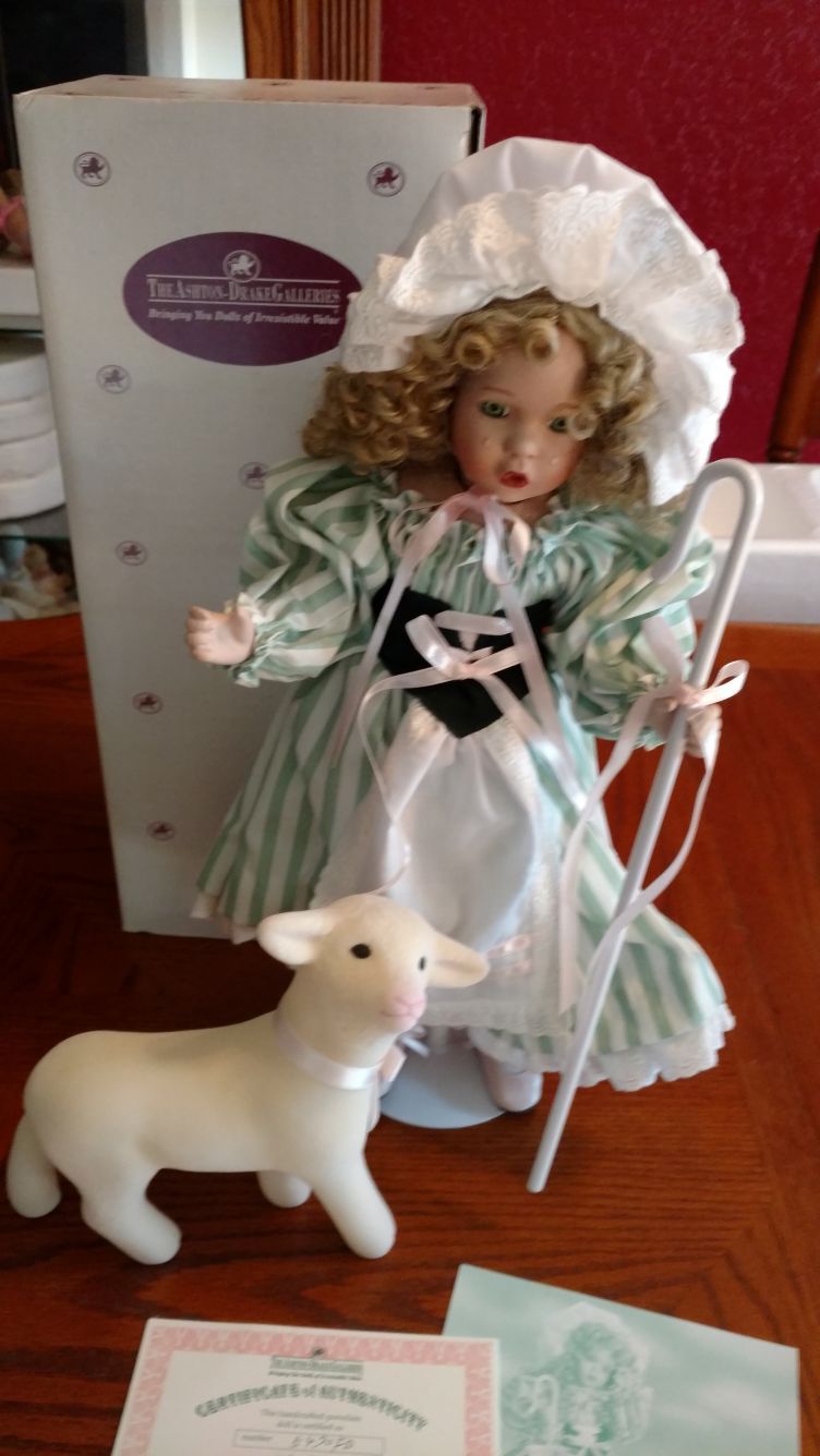 "Little Bo Peep" porcelain doll