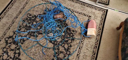 Crab Hoop Net with Line and Buoy - $60