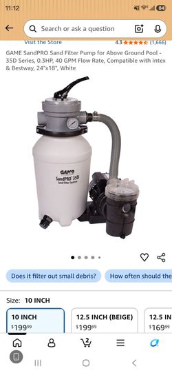 Sand pro 35d  sand filter