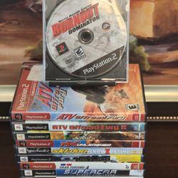 PS2 Racing Driving Games Bundle 10 Games