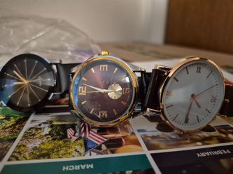 3 Fashion Wristwatches NEEDS BATTERIES