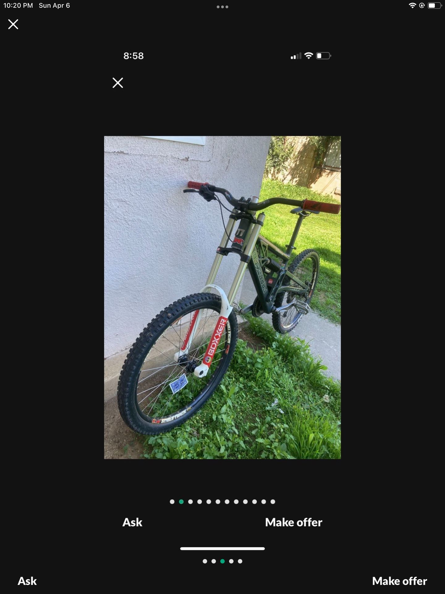 downhill bike