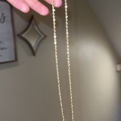 Real 10k Gold Rope Chain