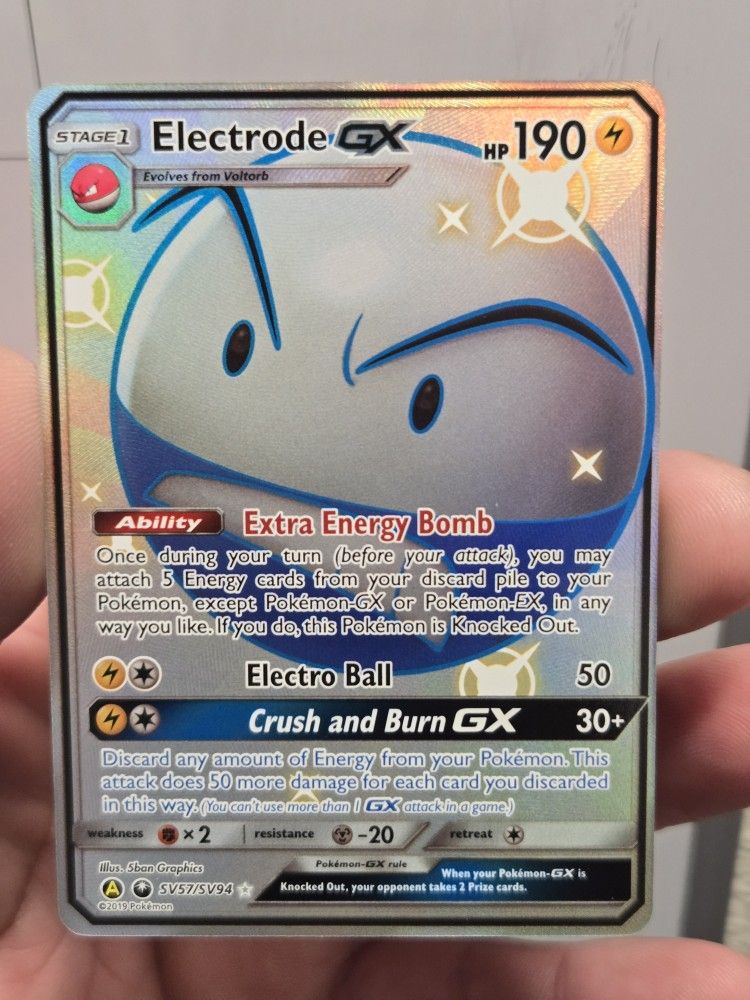 Electrode Gx Pokemon Card