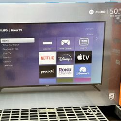 50” Philips Smart 4k Led Uhd Tv 