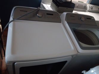 Washer and electric dryer