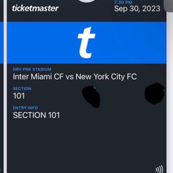 Inter Miami New York City FC 2 Tickets