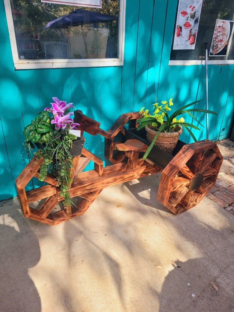 Maceteros Rusticos De Madera