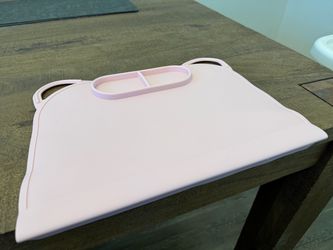 Domensi Silicone Suction Placemats for Baby & Toddler – Pink/Purple, 2 Pack