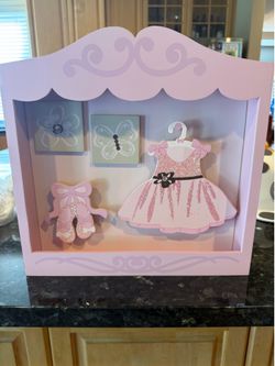 Ballerina wall hanging kid decor