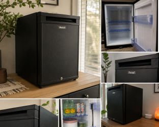 SMAD Silent Mini Fridge 1.4 cu ft – 12V + 120V Absorption Fridge $180