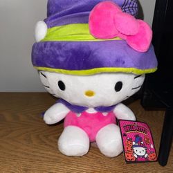 Hello Kitty witch plushie new