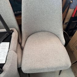 Pier 1 Gray Chairs (6 Total)