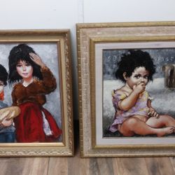 Framed Oil On Canvas Artwork Signed By Etienne ROTH 