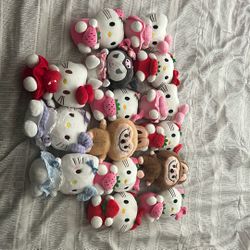 Hello Kitty, Teddy Bear and Cromie