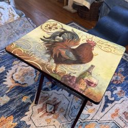Rooster Tv Tray 