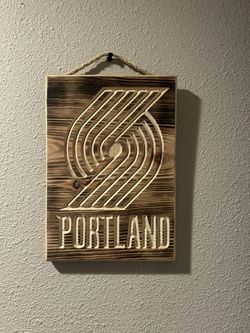 Portland Trail Blazers Wood Plaque
