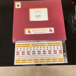 12 X 12  ASU Scrapbook With Licensed Stickers