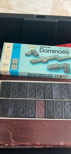 Dragon 🐉 Dominoes 1970 In Perfect Condition We The Tag Price For that Time 