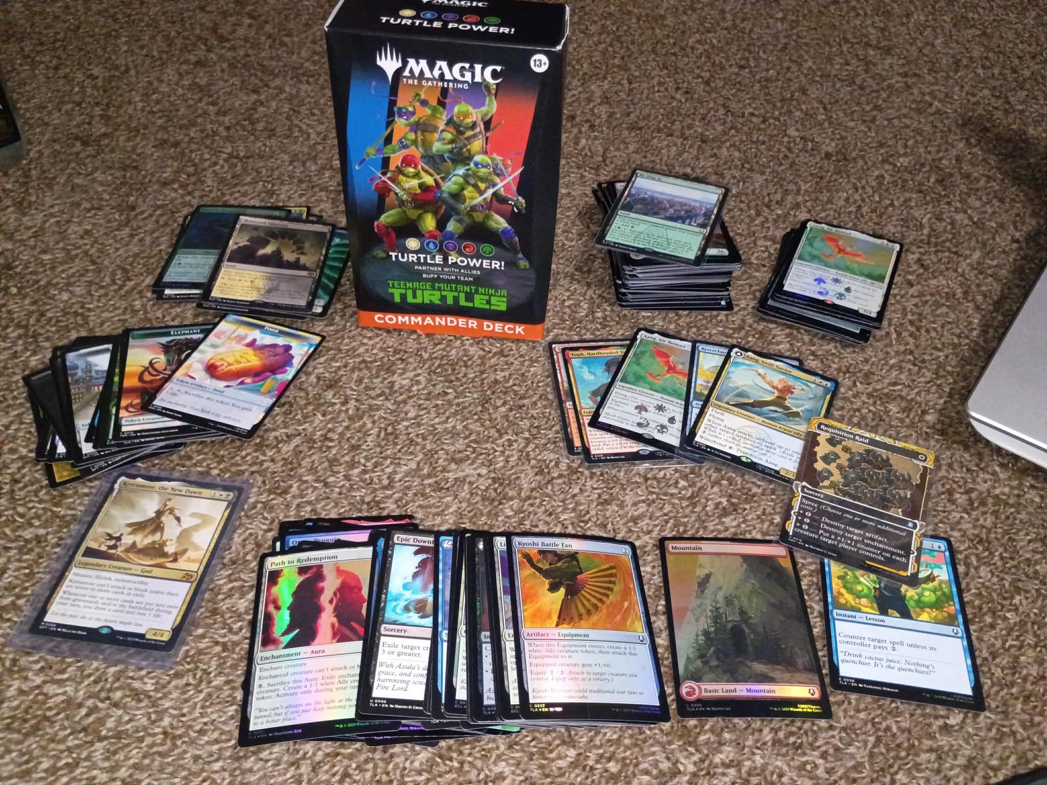 Magic The Gathering MTG Collection/Deck build battle 300+ cards Take all $149 Foil,MYTHIC,Rare, TMNT, Avatar, Spiderman,ETC,STRIXHAVEN,commander Seale