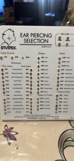 I do ear piercings I’m certified