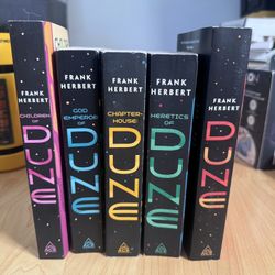 Lot Of 5 Dune Frank Herbert Books