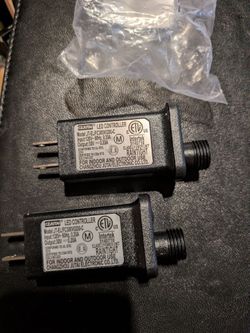 Electrical Plug with Warning Label