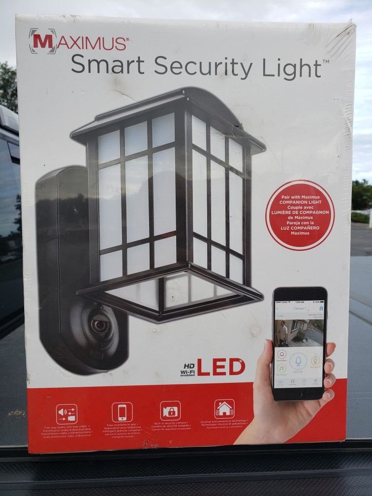 Maximus Smart Security Light/camera