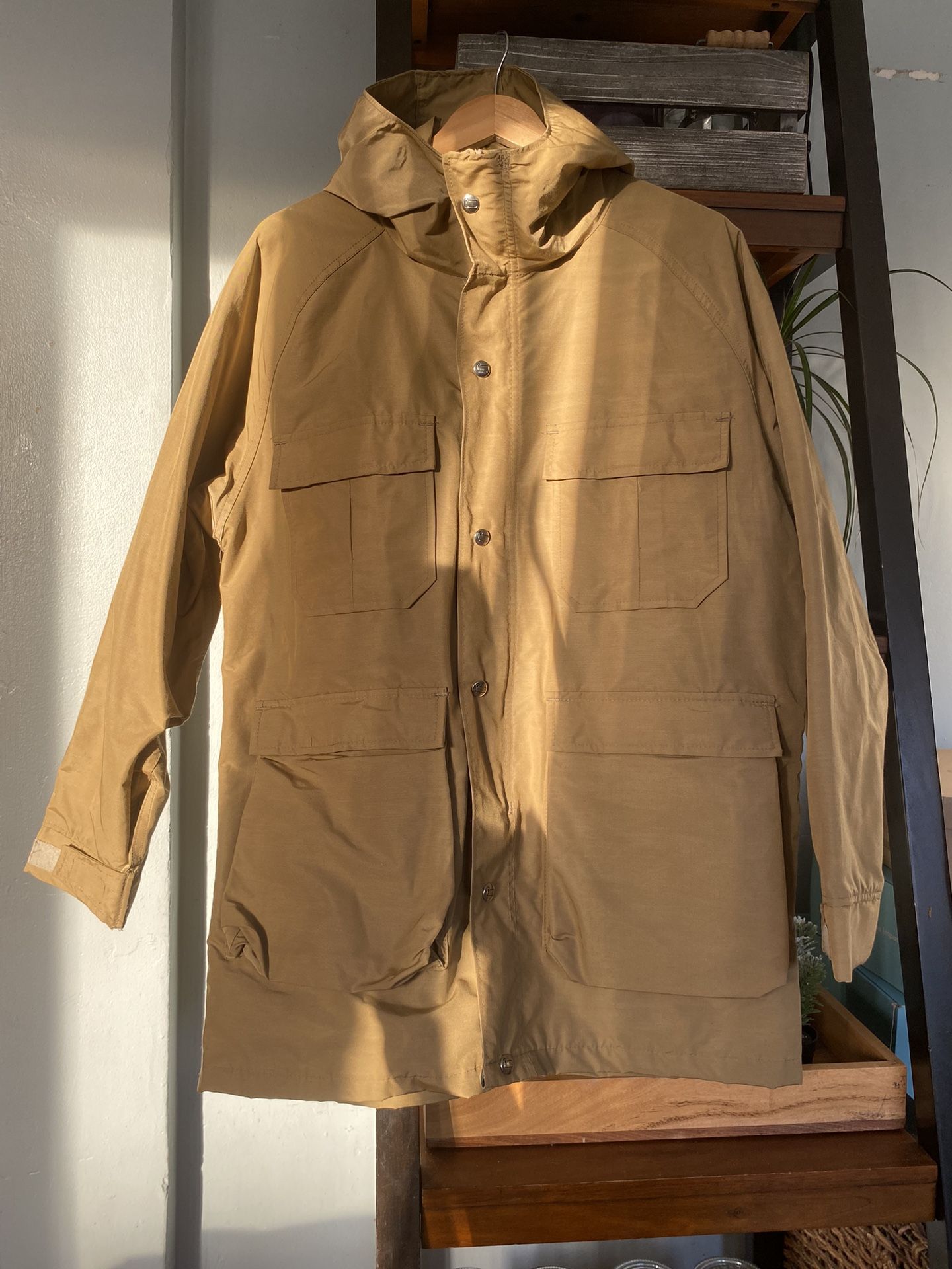 Vintage Woolrich Parka Jacket 1527 Tan Full Zip Men's