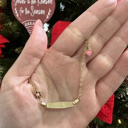 14k BABY ID BRACELET 