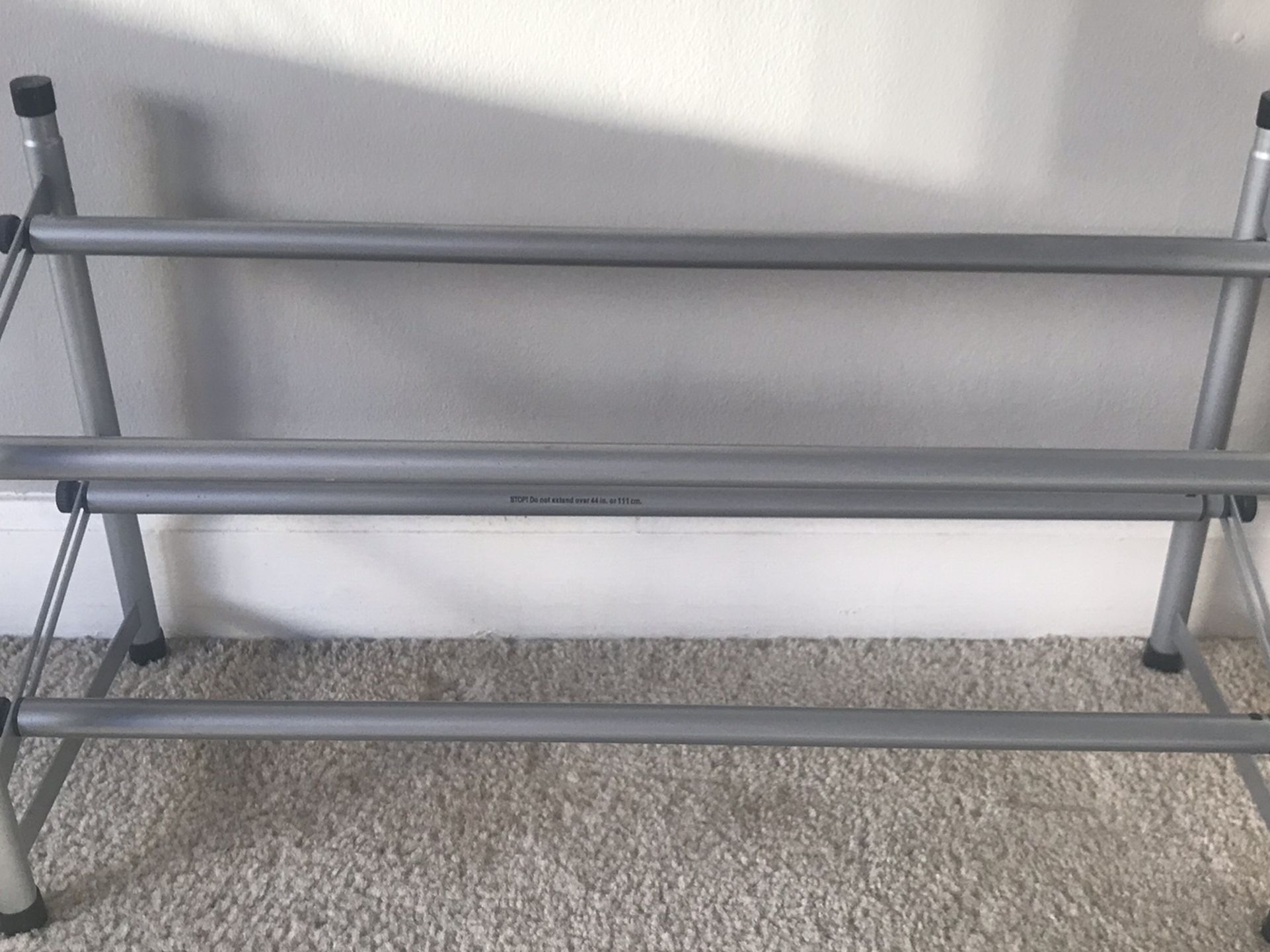 Extendable 2-tier Shoe Rack