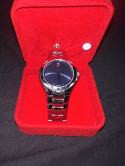 $200 Movado Watch Navy Blue Finish