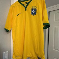 Brazil jersey shirt, size large