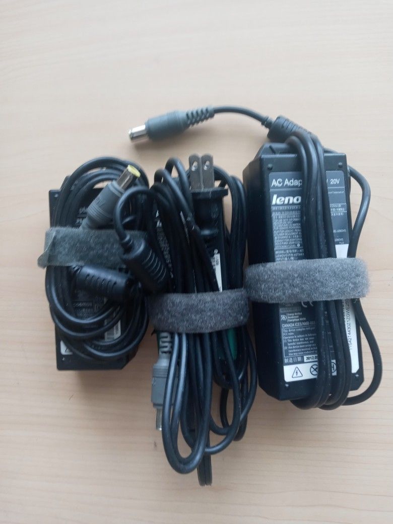 3X Lenovo Laptop Power Cord