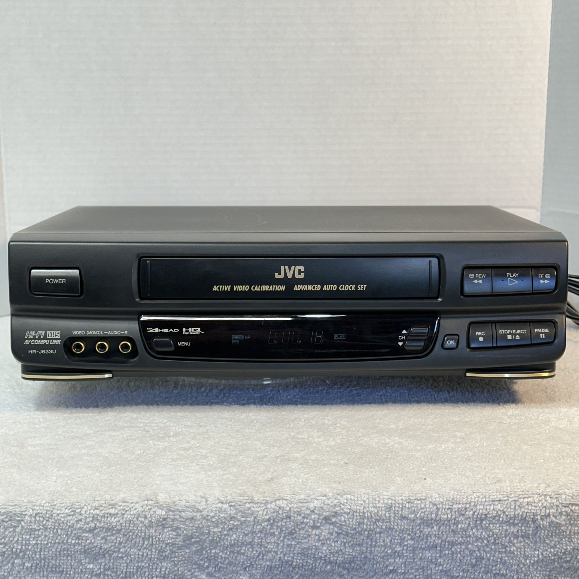 JVC Hi-Fi Stereo VCR—TESTED—Plays Very Well—Nice Picture—Demonstration Available