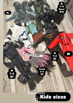 Kids costumes / 8-10