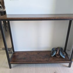 Wood Entryway Table Console Table